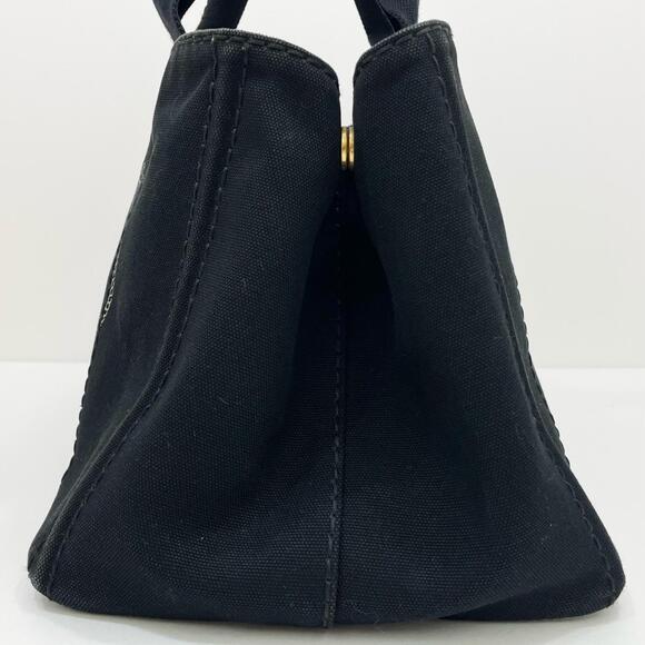 Prada Canapa Tote Bag Black - Picture 4 of 12